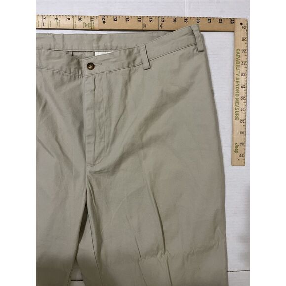 ORVIS 78th Hight Meadows Plain pants Stone 42x30 100% Cotton Chino MSRP $69 NWT - Picture 8 of 13